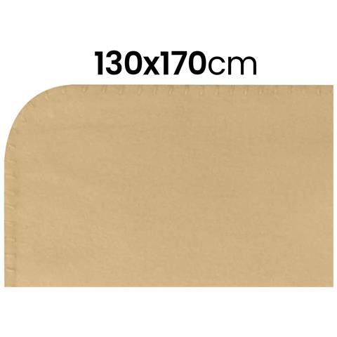 Coperta In Morbido Pile 130x170 Cm Calda Per Divano E Letto, Giallo - Foto 5