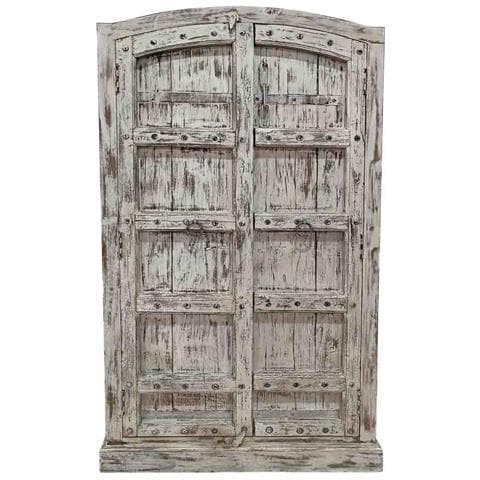 Armadio In Legno Grigio Artigianale 107x42x191h Cm - Foto 1