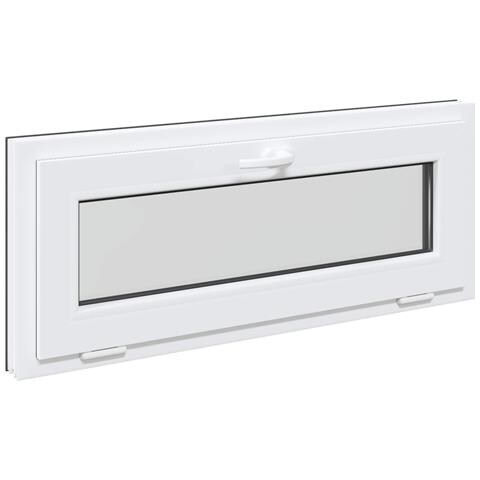 Finestra per Soffitta RISOR 100 x 40 cm PVC e Vetro Antracite - Foto 1