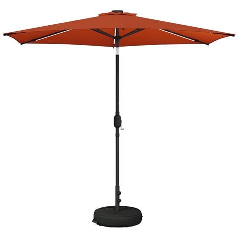 Parasol da Giardino con Luci LED 270 x 270 cm Poliestere - Foto 1