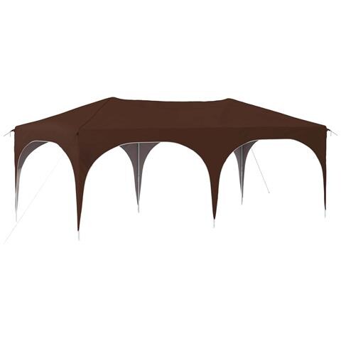 Tenda per feste a pop-up 575 x 288 x 245 cm Marrone - Foto 1