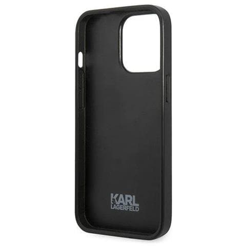 Custodia Karl Lagerfeld Flower Ikonik Per Iphone 13 Pro / Iphone 13 - Grigia - Foto 1