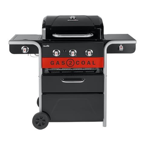 Char-Broil Gas2Coal 2.0 3B, 13600 W, Grill, Carbone + gas naturale, MADE2MATCH, Carrello, Griglia - Foto 1