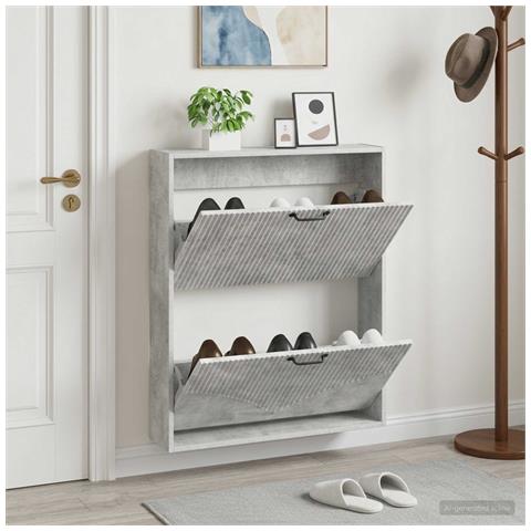 Mobiletto per Scarpe da Muro HOORN 71 x 17 x 86 cm - Foto 2