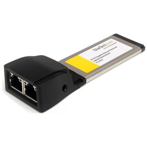 Scheda adattatore di rete NIC ExpressCard Dual Port Gigabit Ethernet 1 porta per laptop - Foto 1