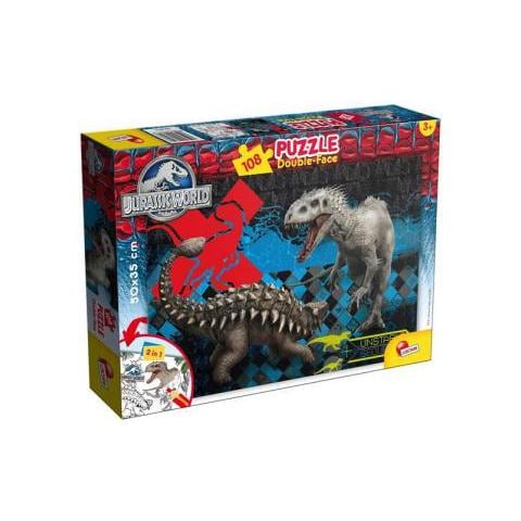 Puzzle Maxi DF Jurassic W. Fight 108pz - Foto 1