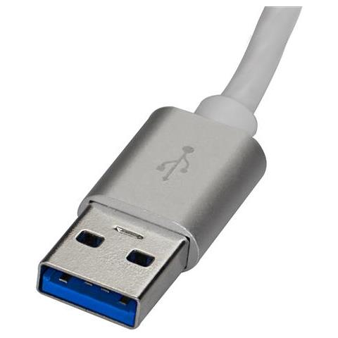 Adattatore di rete USB 3.0 a Ethernet Gigabit - Argento - Foto 3