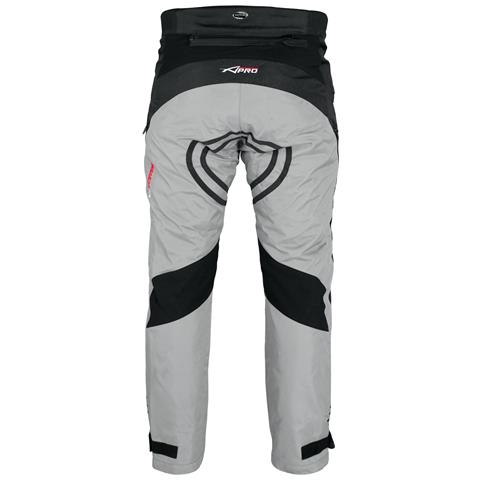 Pantaloni Impermeabile Moto Imbottitura Termica Estraibile Traspirante Grigio 38 - Foto 2