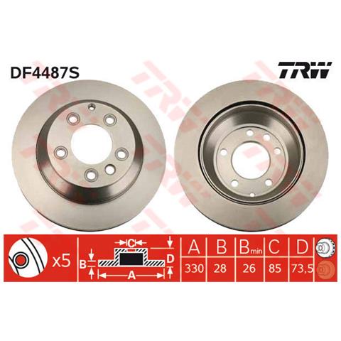 Disco Freno Df4487s Unitai - Foto 2