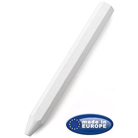 set Gesso Senza Etichetta Esagonale Diametro 12x 120mm Bianco, 12u)  - Foto 2