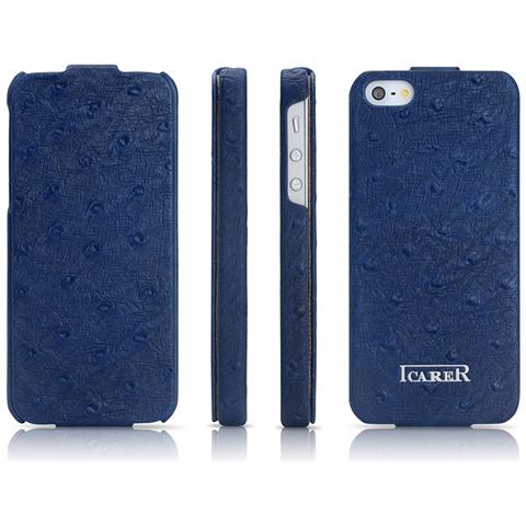 Iphone 5 / 5s / Se Deluxe Caso Valve Ostrish Blu - Foto 1