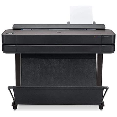 Designjet T650 Stampante Per Grandi Formati da 91 Cm 5Hb10A, Formati Supportati da A4 Ad A0, Velocità 82 Pagine A1 All'Ora, Gigabit Ethernet, Usb Hi-Speed 2.0, Wi-Fi, Garanzia 2 Anni, Nero - Foto 1