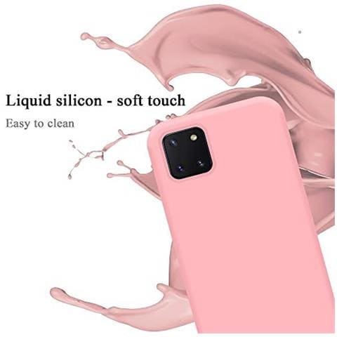 Custodia Compatibile Con Samsung Galaxy A81 / Note 10 Lite / M60s In Liquid Rosa - Coperchio Protettivo In Silicone Tpu Flessibile - Foto 2
