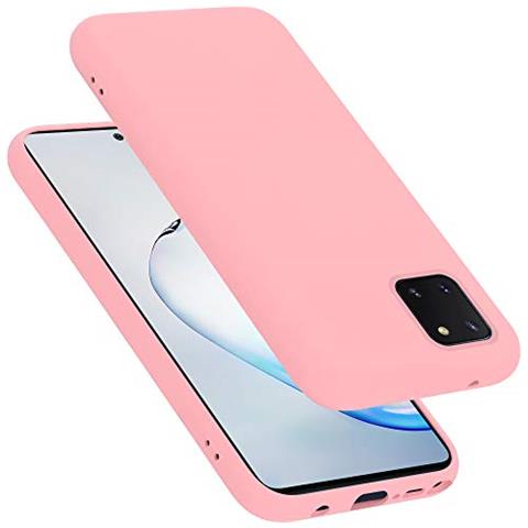 Custodia Compatibile Con Samsung Galaxy A81 / Note 10 Lite / M60s In Liquid Rosa - Coperchio Protettivo In Silicone Tpu Flessibile - Foto 1