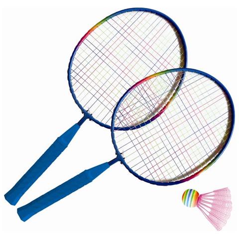 Set Badminton Mini Rainbow Racchette e Volano - Foto 1