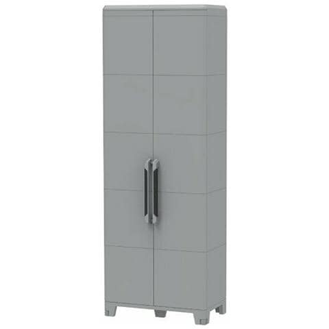 Armadio 2 Ante Transforming Modular 5 Multifunzione Colore Grigio 78 X 43,6 X 225,8 Cm. - Foto 1