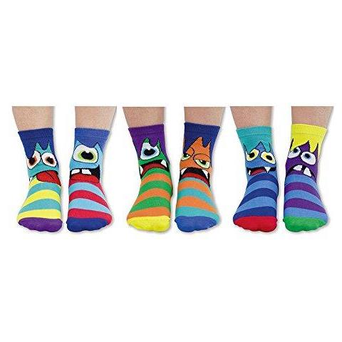 Mini Mashers - 6 Oddsocks Per I Bambini Uk 9 - 12 Eu 27 -30.5 - Foto 2