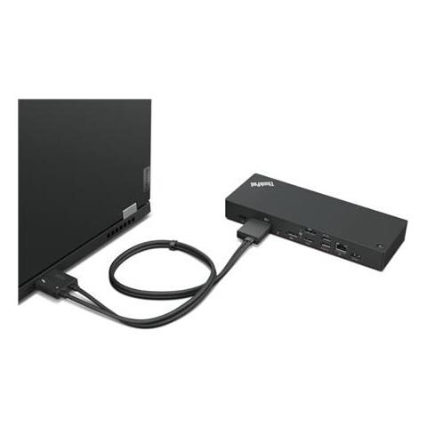 40B00300EU Replicatore di Porte e Docking Station per Notebook Thunderbolt 4 / 5x USB 3.2 / HDMI - Nero / Rosso - Foto 5