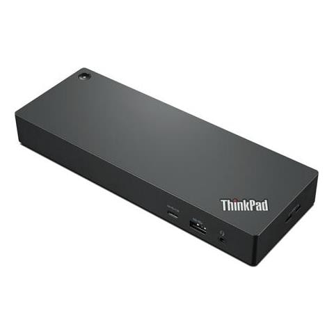 40B00300EU Replicatore di Porte e Docking Station per Notebook Thunderbolt 4 / 5x USB 3.2 / HDMI - Nero / Rosso - Foto 1