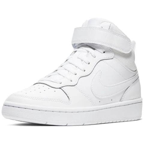 Scarpe Court Borough Mid 2 (gs) Taglia 36 Codice Cd7782-100 Bianco - Foto 7