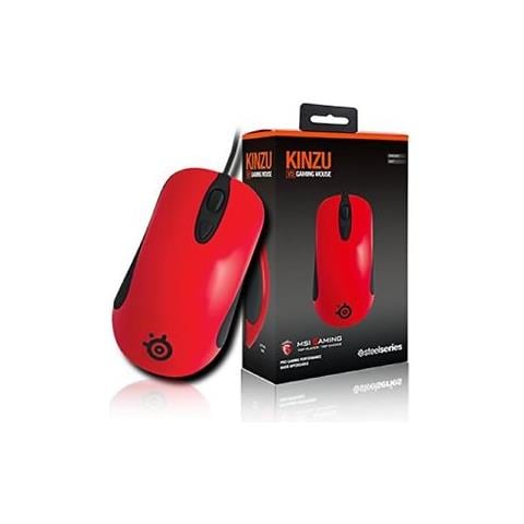 Mouse Kinzu V3 Ottico 2 Tasti 2000 DPI Colore Nero / Rosso - Foto 4
