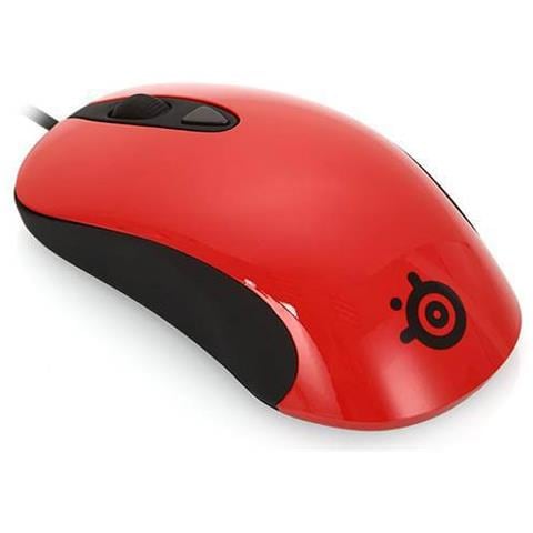 Mouse Kinzu V3 Ottico 2 Tasti 2000 DPI Colore Nero / Rosso - Foto 1