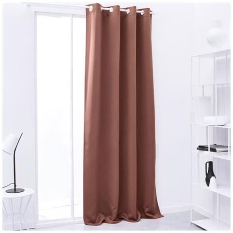 Tenda Oscurante Essenziale - 140 X 240 Cm - Terracotta - Foto 1