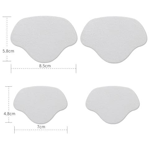 Toppe Di Protezione/riparazione Del Tallone Per La Riparazione Di Scarpe 4 Pz Grey - Foto 5