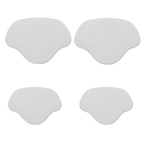 Toppe Di Protezione/riparazione Del Tallone Per La Riparazione Di Scarpe 4 Pz Grey - Foto 1
