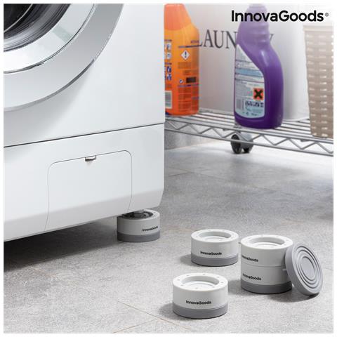 Set Di Piedini Antivibrazione Impilabili Novib Innovagoods 4 Unità - Foto 1