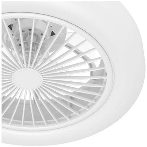 Plafoniere Ventilatore Ortona Abs Bianco Diff Acrilico Bianco Led 3x8,5w - Foto 2