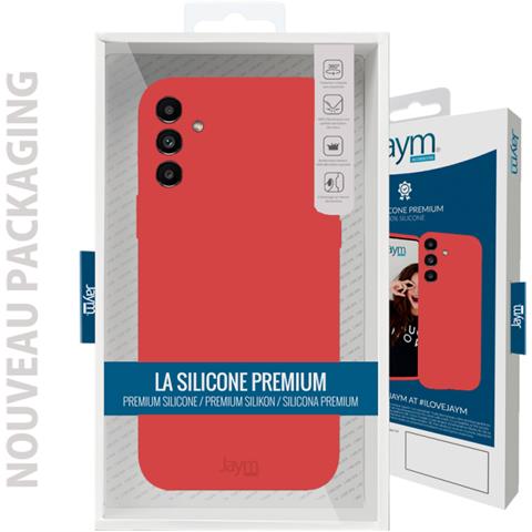 Cover Per Samsung Galaxy S23 Fe Premium Silicone Microfibra, Rosso - Foto 3