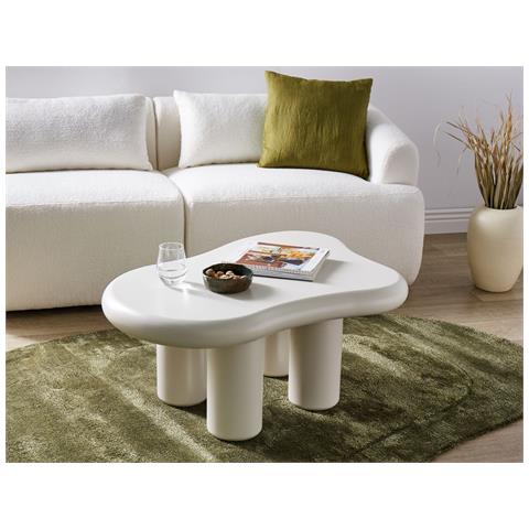 Tavolino Da Caffè Ondle Bianco Sporco - Foto 1