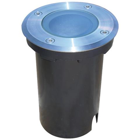 Lampade Da Incasso Ortigia In Acciaio Inox Con Vetro Infrangibile - Ø18 Cm - Attacco E27 - Foto 2