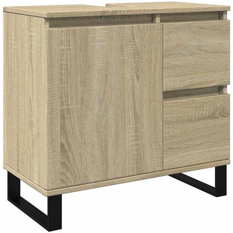 Armadietto Da Bagno Rovere Sonoma 65x33x60 Cm Legno Multistrato - Foto 1
