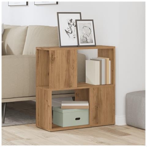 Libreria Rovere Artigianale 60x24x63 Cm Legno Multistrato - Foto 3