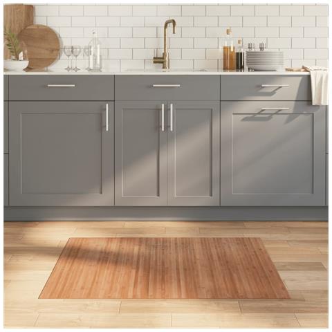 Tappeto Rettangolare Natura 70x200 Cm In Bambù - Foto 1