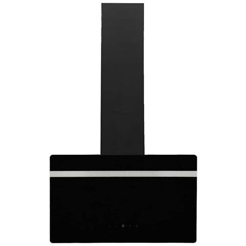 Cappa a Parete 60 cm in Acciaio e Vetro Temperato Nero - Foto 2