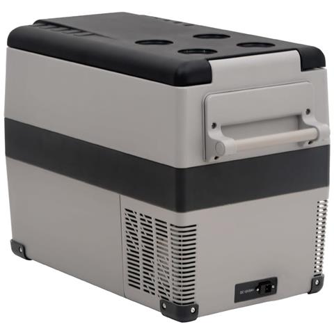 Borsa Frigo con Manico e Adattatore Nera e Grigia 55 L PP e PE - Foto 2