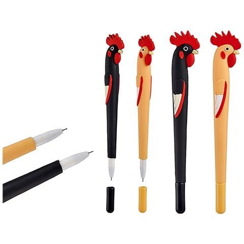 Pack 4 Penne A Inchiostro Gallo Assortite - Foto 1