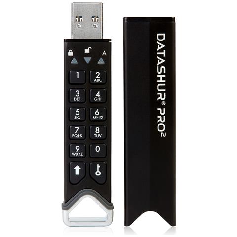 datAshur PRO2 unità flash USB 8 GB USB tipo A 3.2 Gen 1 (3.1 Gen 1) Nero - Foto 1