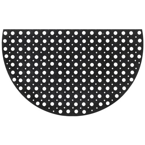 Zerbino Mezzo Rotondo 45x75 Cm In Gomma - Foto 3