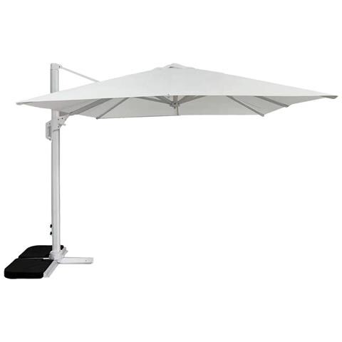 Drax - Ombrellone 3x3 M Con Palo Laterale E Telo In Nylon - Foto 1