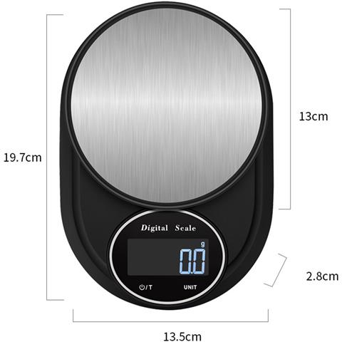 Bilancia Elettronica Digitale Da 5 Kg Con Precisione Da 0,1 G - Foto 5
