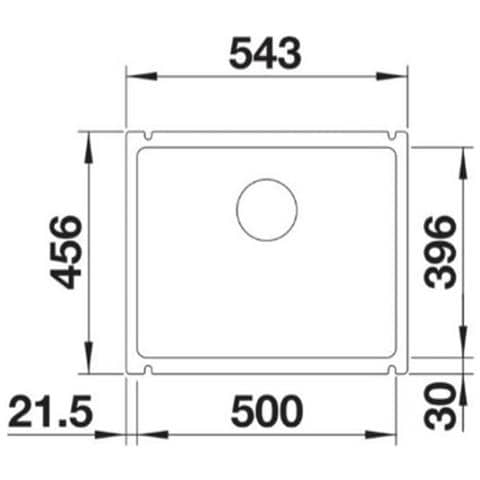 Lavello Da Incasso 530x460mm Grigio - 523433 - Foto 3