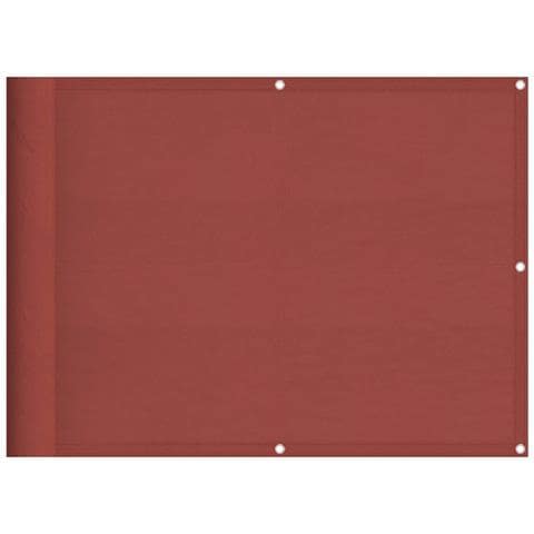 Paravento Balcone Terracotta 75x1000 cm 100% Poliestere Oxford - Foto 1