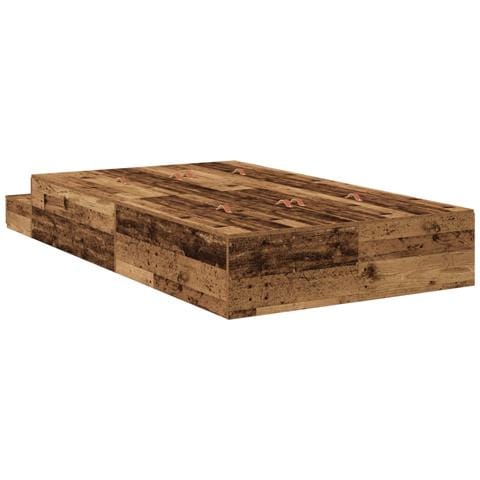 Struttura letto legno antico 120x200 cm - Foto 9