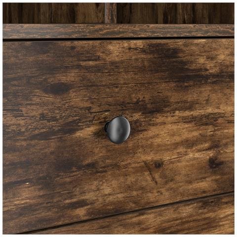 Scrivania con Storage  Rovere Affumicato Legno Ingegnerizzato, Scrivania  Rovere Affumicato 80x50x76 cm Legno ingegnerizzato - Foto 9