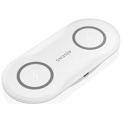 ASCH-15W2WC059-W Caricabatterie per dispositivi mobili Cuffie, Smartphone Bianco USB Carica wireless Interno - Foto 2