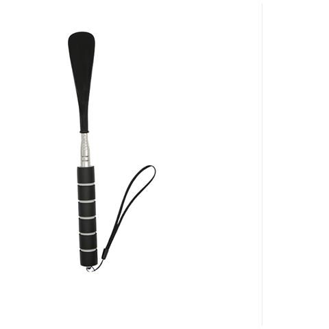 Calzascarpe Retrattile In Acciaio Inossidabile - Aiuto Per Scarpe Con Manico Lungo Black - Foto 2